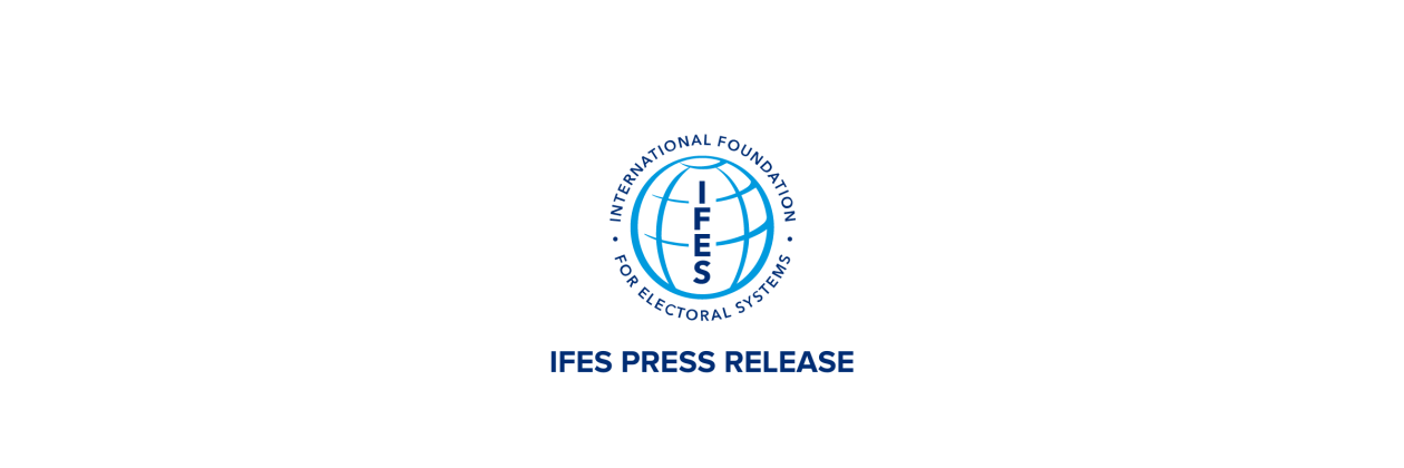 IFES LOGO Press Release written below. 