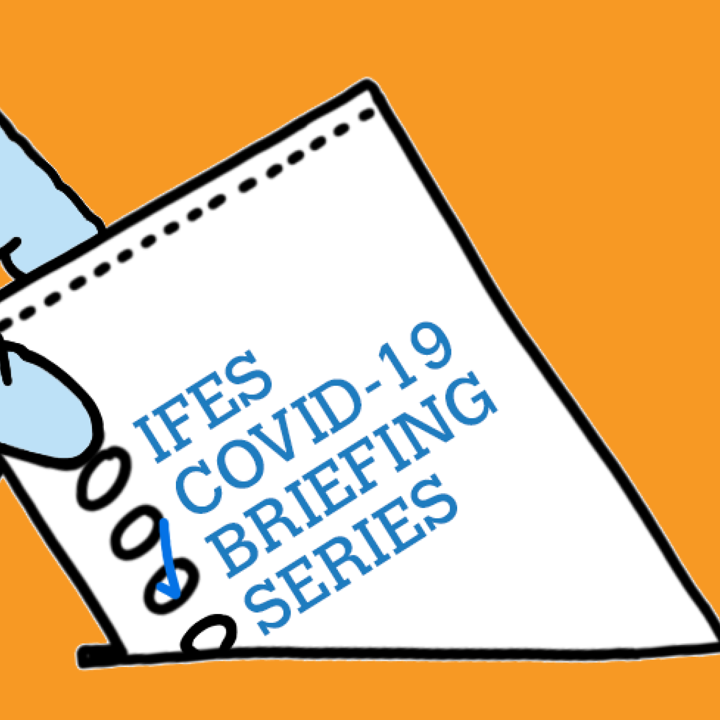IFES COVID Briefing Series banner